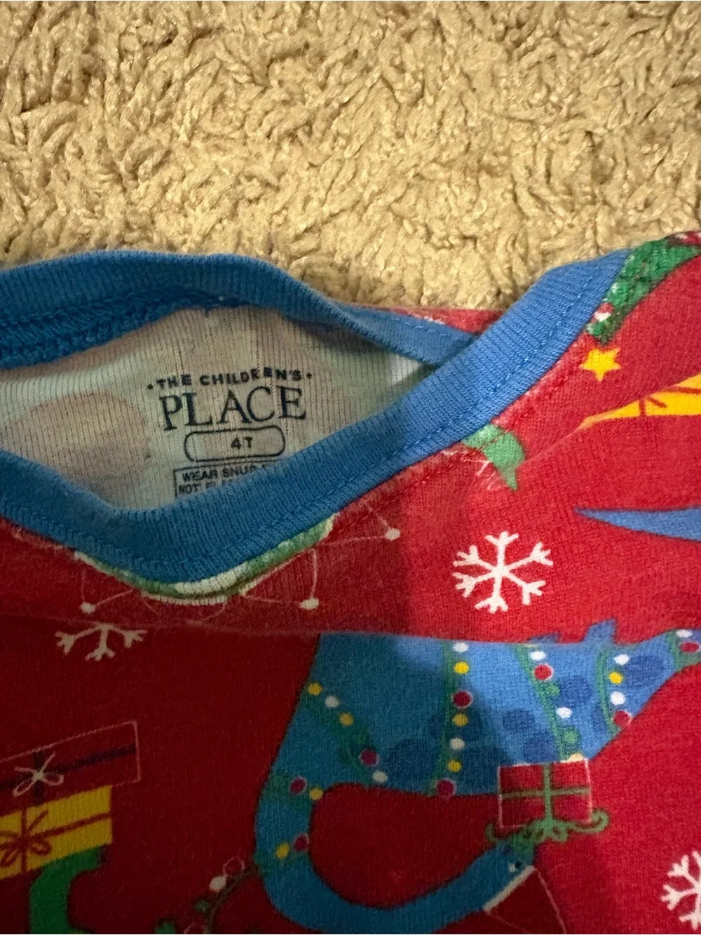 The Children's Place Gray & Red Reindeer Fair Isle Knit Top